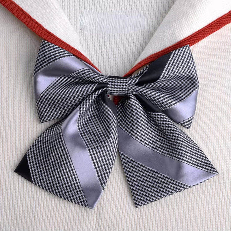 School Uniform Women Bowtie Ribbon Led Rope New Necktie Handmade Womans Clothing Shirt Butterfly Bow Tie for Women