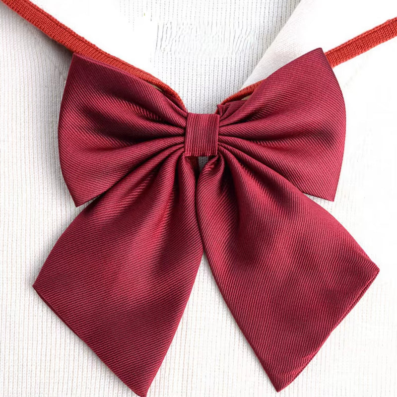 School Uniform Women Bowtie Ribbon Led Rope New Necktie Handmade Womans Clothing Shirt Butterfly Bow Tie for Women