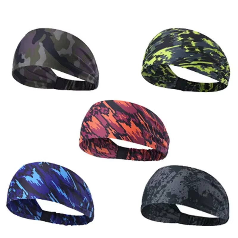 Sport Headbands Bike Cycling Running Sweatband Fitness Jogging Tennis Yoga Gym Headscarf Head Sweat Hair Band Bandage Men Women