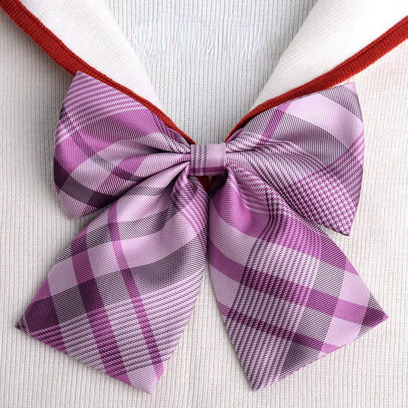 School Uniform Women Bowtie Ribbon Led Rope New Necktie Handmade Womans Clothing Shirt Butterfly Bow Tie for Women