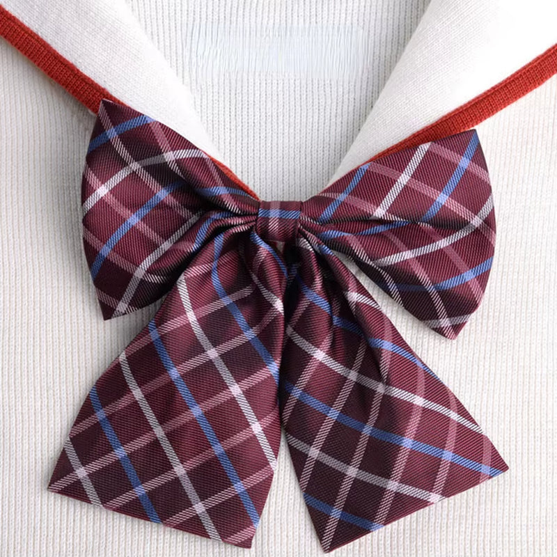 School Uniform Women Bowtie Ribbon Led Rope New Necktie Handmade Womans Clothing Shirt Butterfly Bow Tie for Women