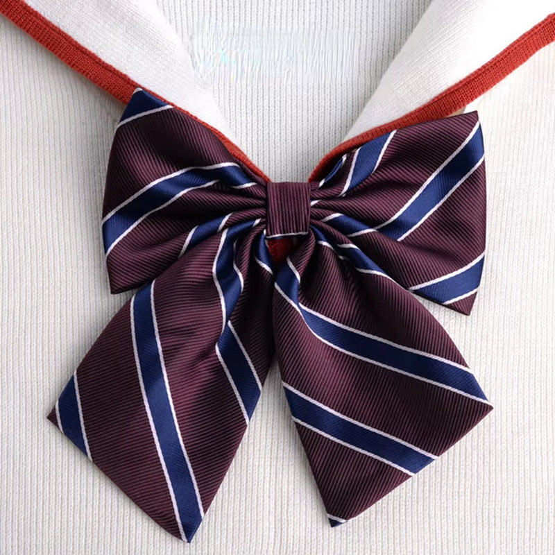 School Uniform Women Bowtie Ribbon Led Rope New Necktie Handmade Womans Clothing Shirt Butterfly Bow Tie for Women