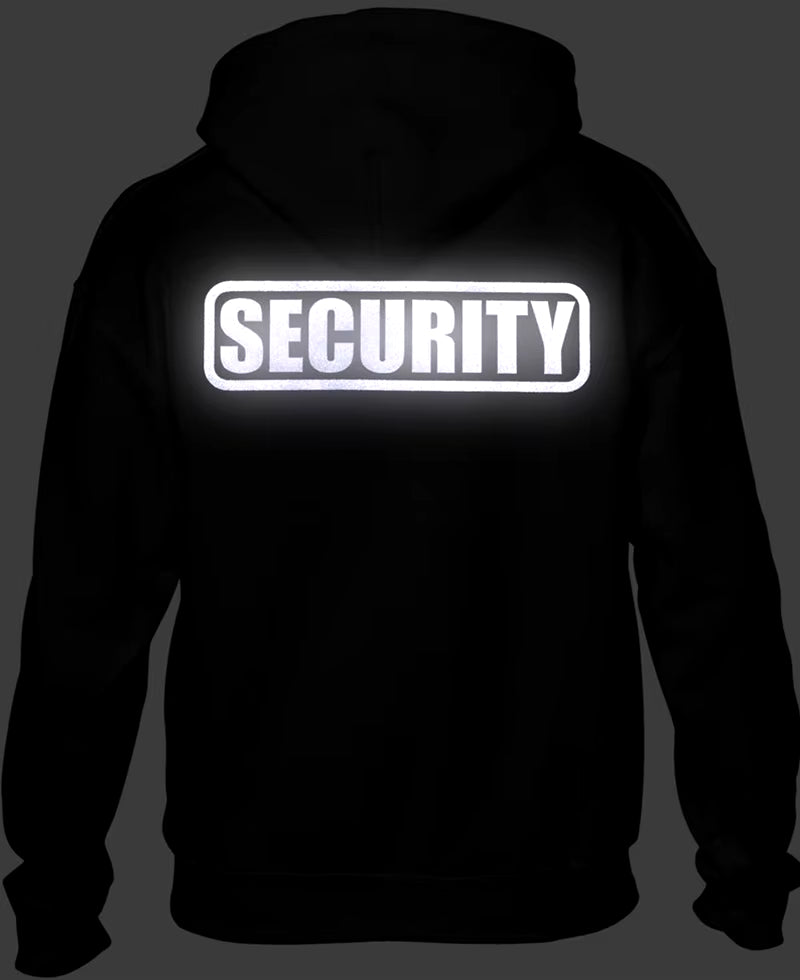 Men'S Hoodies Reflective Hoodies Sweatshirts with Security Unisex Hoodies Jacket Thick Fleece Fashion Tops