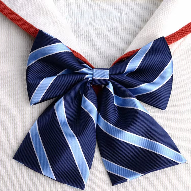 School Uniform Women Bowtie Ribbon Led Rope New Necktie Handmade Womans Clothing Shirt Butterfly Bow Tie for Women