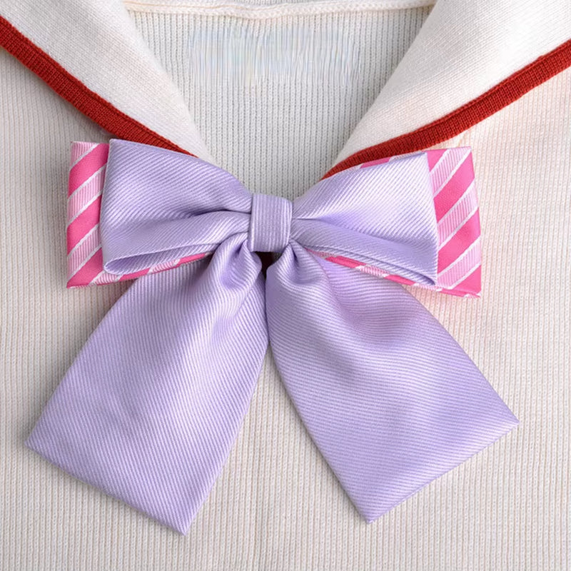 School Uniform Women Bowtie Ribbon Led Rope New Necktie Handmade Womans Clothing Shirt Butterfly Bow Tie for Women