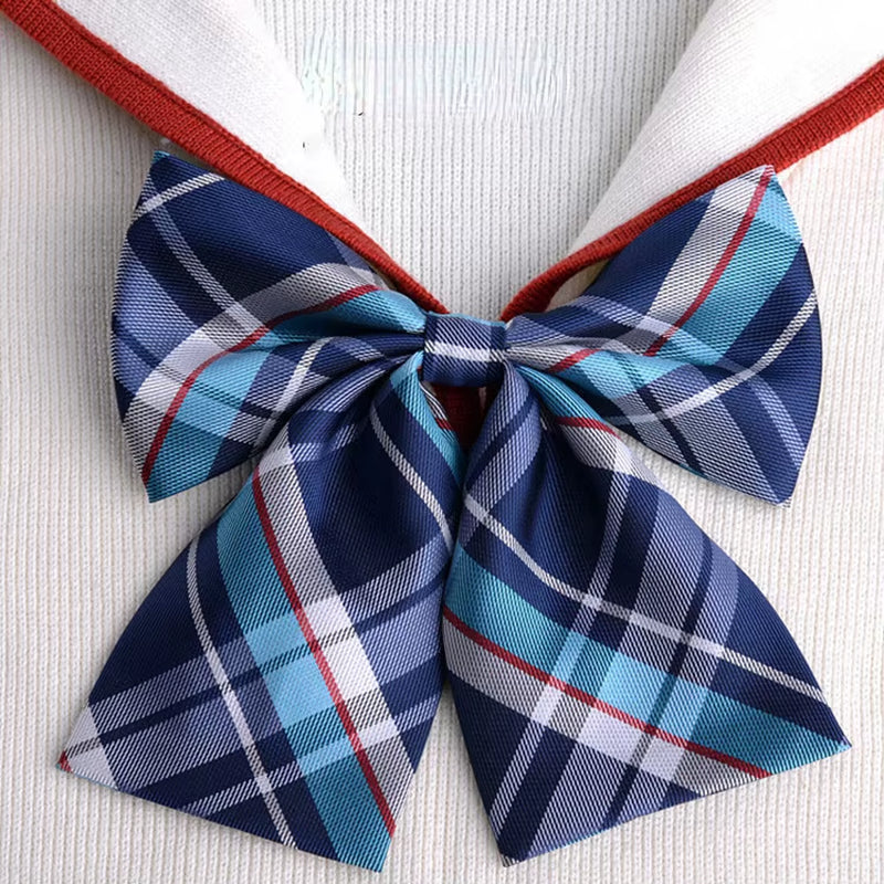 School Uniform Women Bowtie Ribbon Led Rope New Necktie Handmade Womans Clothing Shirt Butterfly Bow Tie for Women