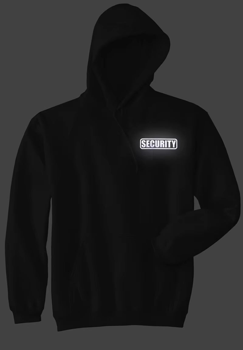 Men'S Hoodies Reflective Hoodies Sweatshirts with Security Unisex Hoodies Jacket Thick Fleece Fashion Tops