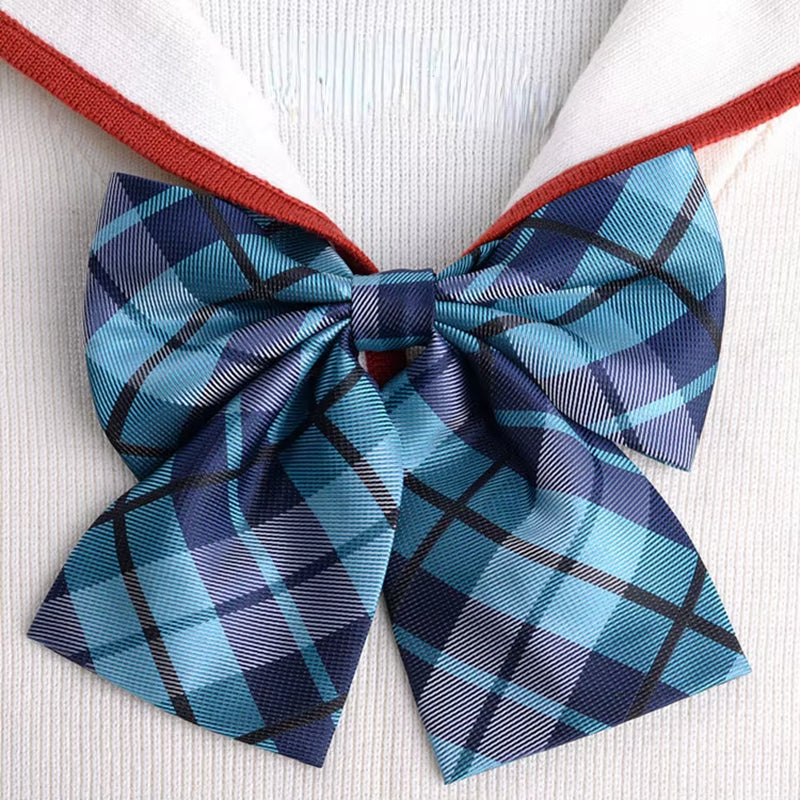 School Uniform Women Bowtie Ribbon Led Rope New Necktie Handmade Womans Clothing Shirt Butterfly Bow Tie for Women