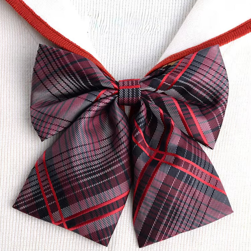 School Uniform Women Bowtie Ribbon Led Rope New Necktie Handmade Womans Clothing Shirt Butterfly Bow Tie for Women