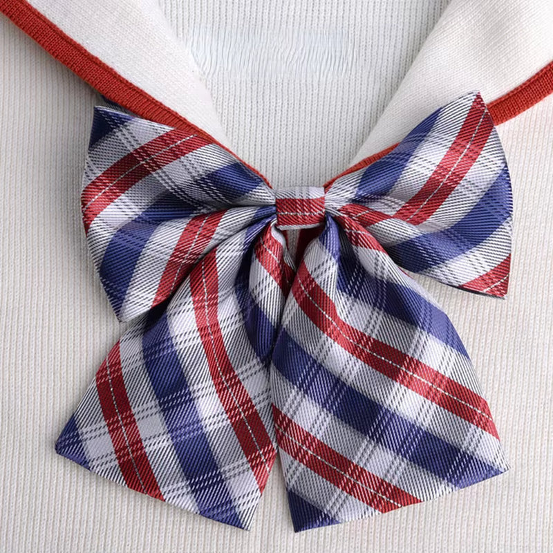 School Uniform Women Bowtie Ribbon Led Rope New Necktie Handmade Womans Clothing Shirt Butterfly Bow Tie for Women