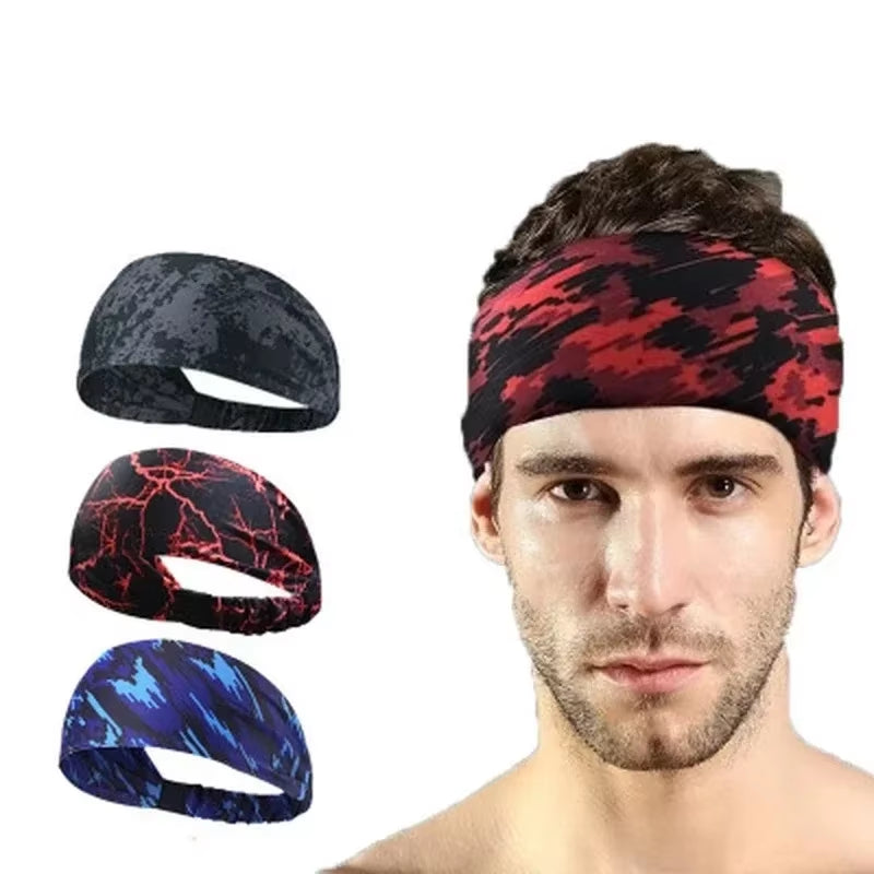 Sport Headbands Bike Cycling Running Sweatband Fitness Jogging Tennis Yoga Gym Headscarf Head Sweat Hair Band Bandage Men Women