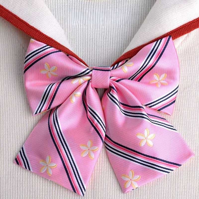 School Uniform Women Bowtie Ribbon Led Rope New Necktie Handmade Womans Clothing Shirt Butterfly Bow Tie for Women